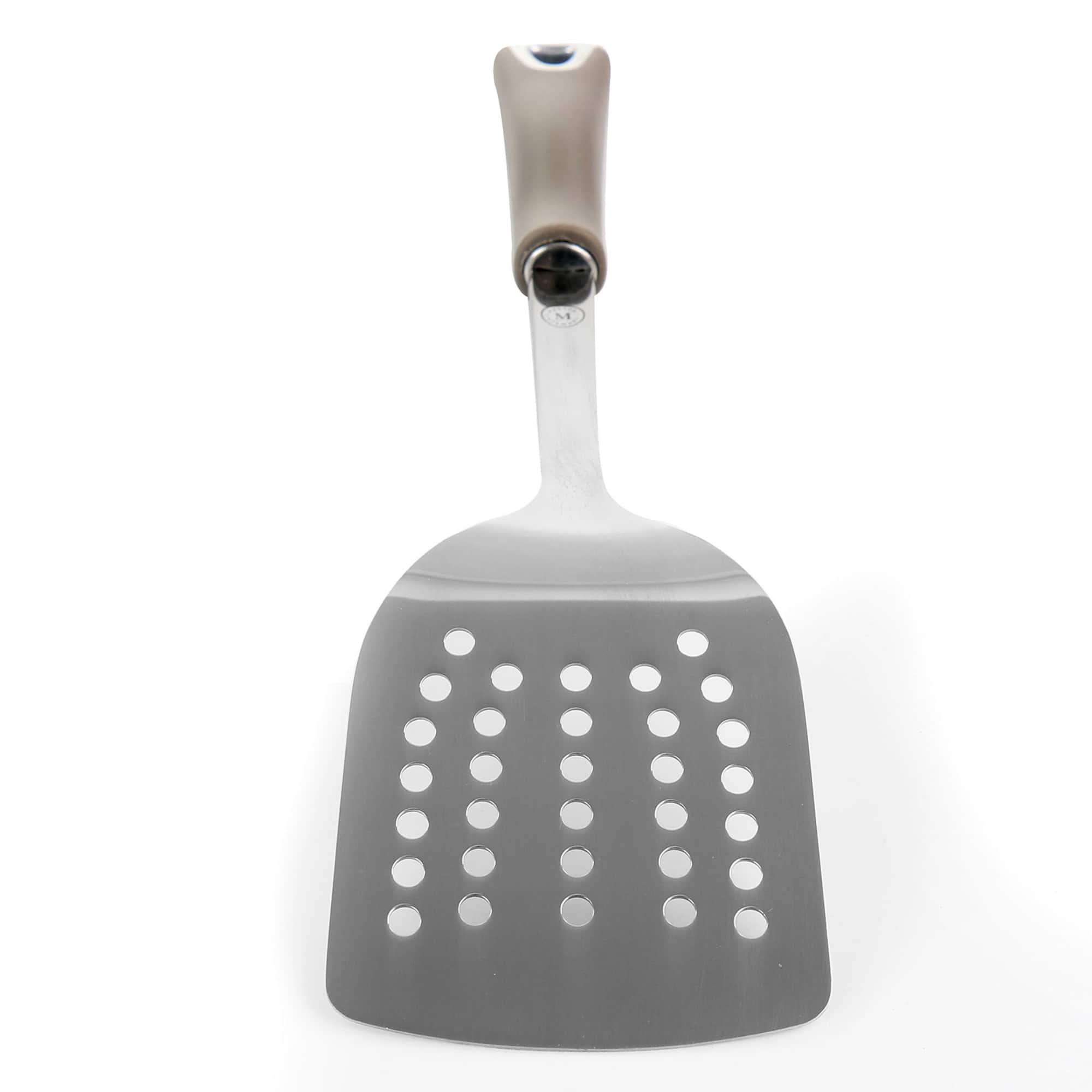 Martha Stewart Gray Stainless Steel Slotted Turner